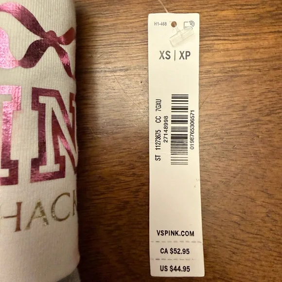 PINK Victoria's Secret Love Shack Fancy Cotton Foldover Micro Shorts Size XS - Picture 3 of 8